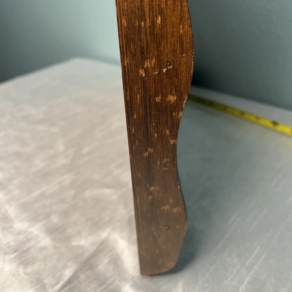 Vintage Wooden Wall Mount Souvenir Spoon Display Rack 15
